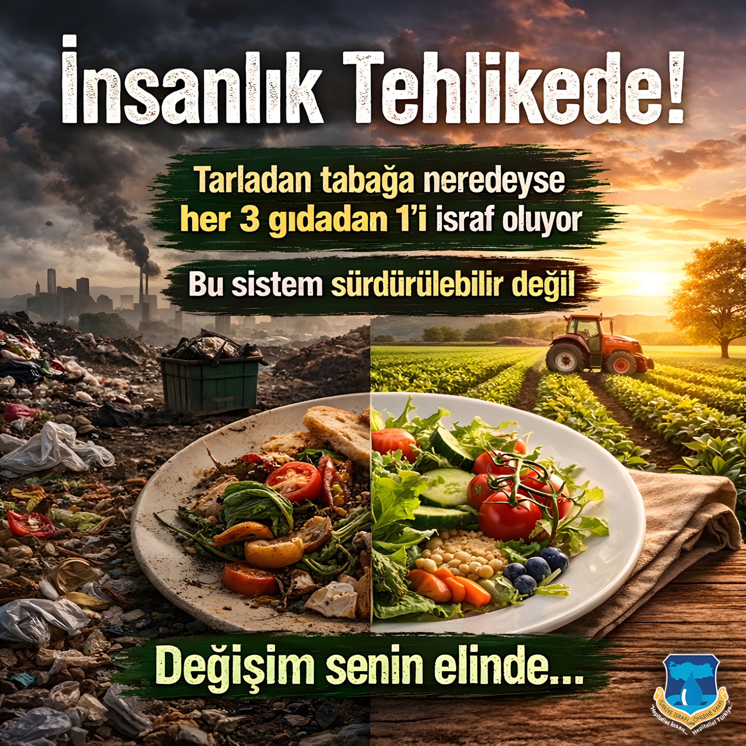 İnsanlık Tehlikede! Tarladan tabağa neredeyse her 3 gıdadan 1'i israf oluyor